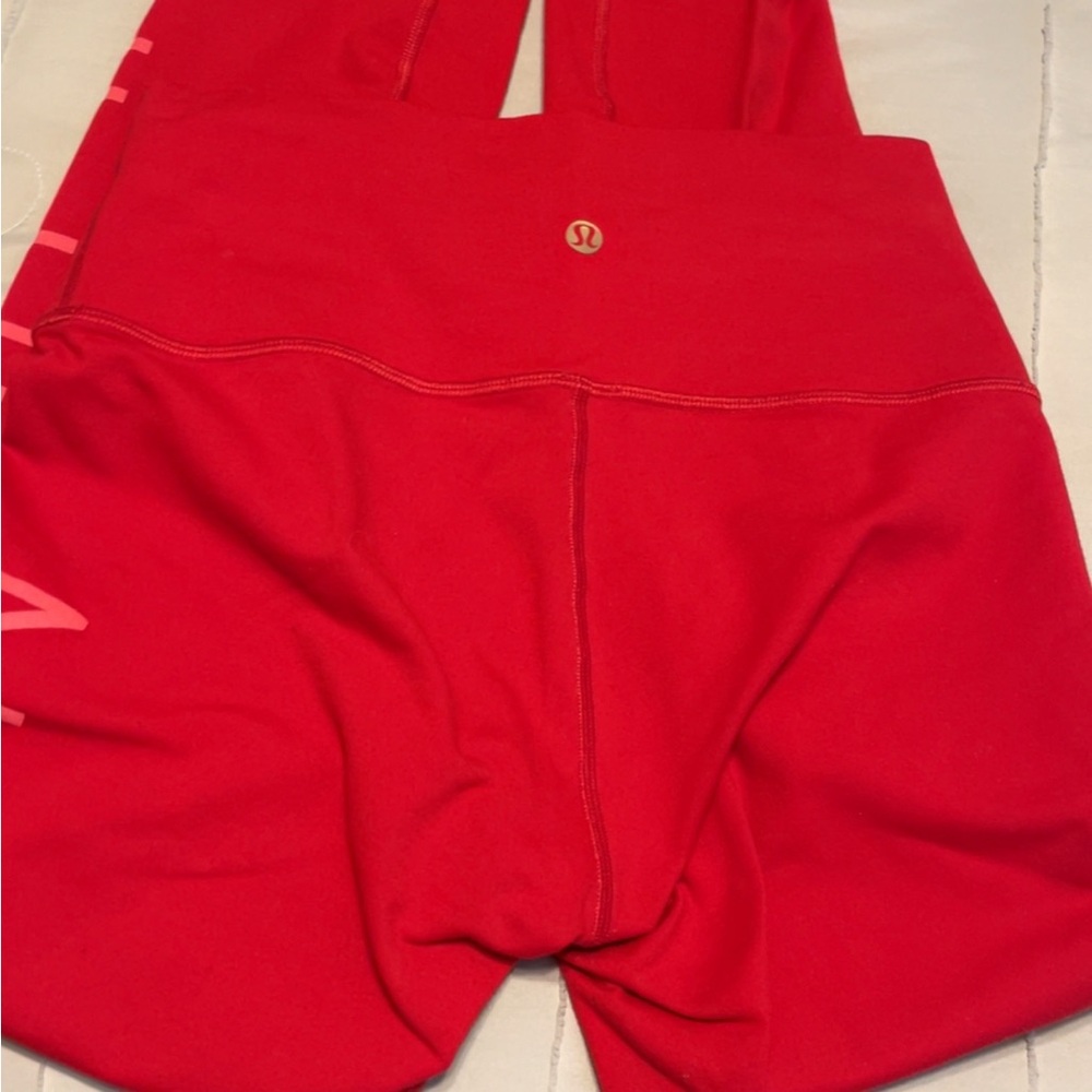 lululemon athletica Red Leggings